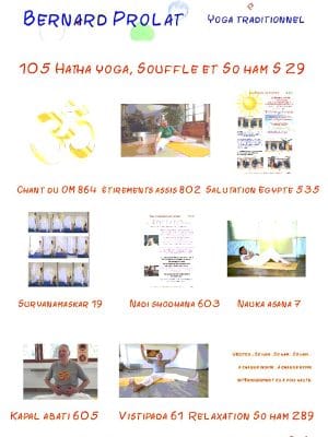 Ref 105 Séance Yoga traditionnel Bernard S 29 - 43mn
