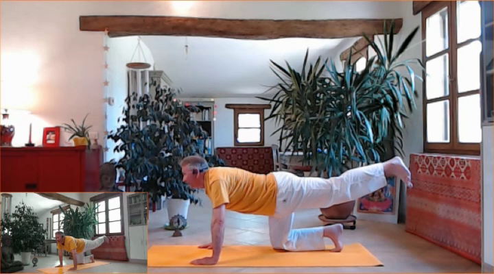 4 Akashapakshi asana L'oiseau Céleste Vidéo